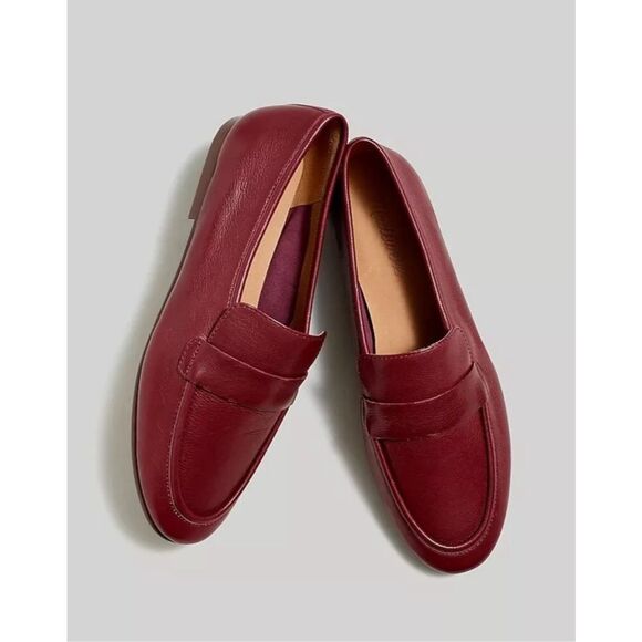Madewell Shoes - Madewell The Lacey Loafer in Leather Cabernet Size 5